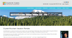 Desktop Screenshot of crystalcabins.com