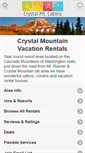 Mobile Screenshot of crystalcabins.com